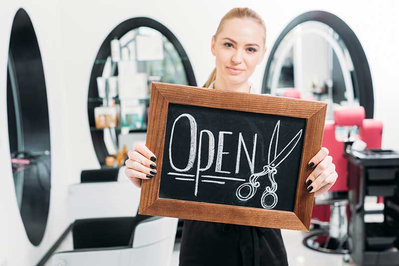 What does it mean to rent a booth in a salon