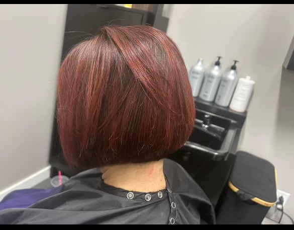 Hair color and cuts at michelle's Salon