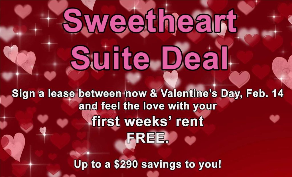 Valentines suite rental special